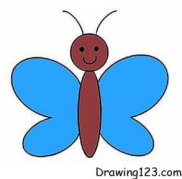 Jak Nakreslit Butterfly Drawing Idea 21