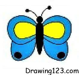 Jak Nakreslit Butterfly Drawing Idea 8