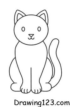 Jak Nakreslit Cat Drawing Idea 14