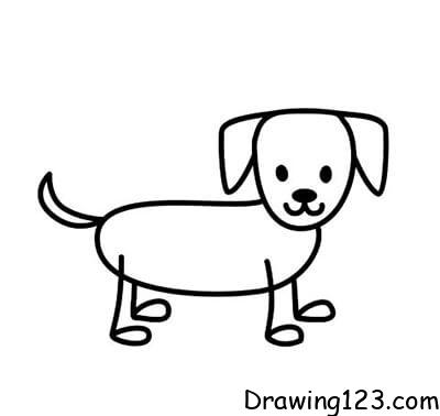 Jak Nakreslit Dog Drawing Idea 23