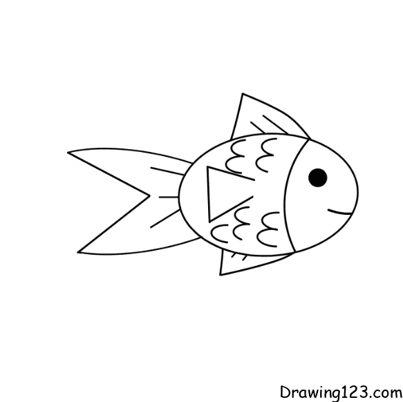 Jak Nakreslit fish-drawing-step-10