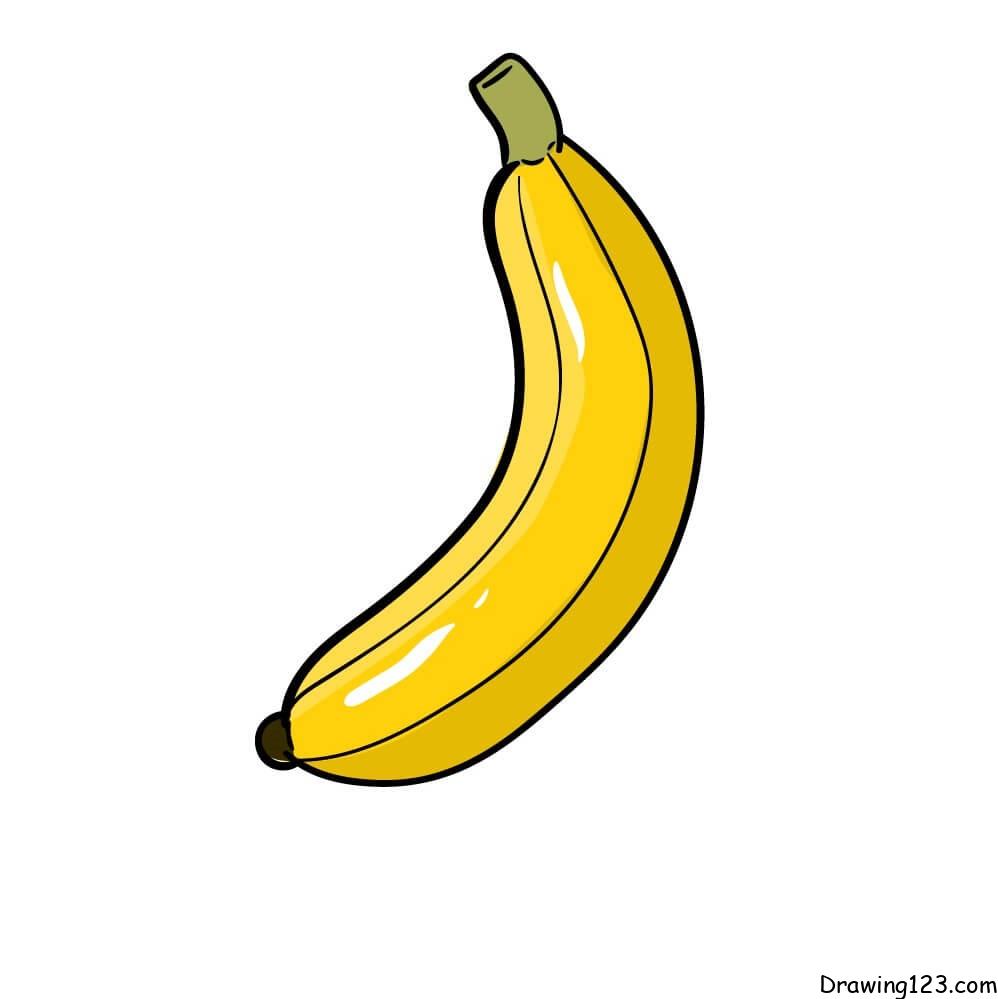Jak Nakreslit Banán