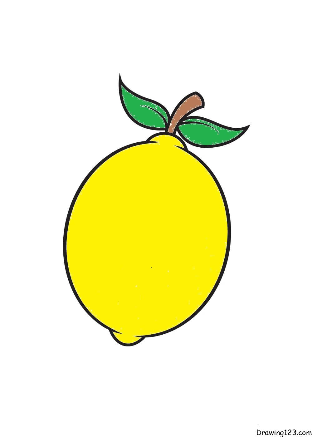 Jak Nakreslit lemon-drawing-step-8