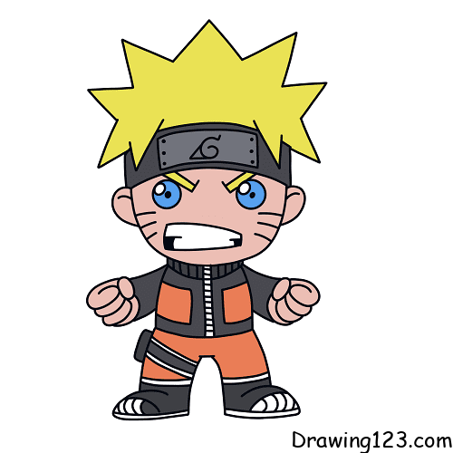 Jak Nakreslit naruto-drawing-step-16