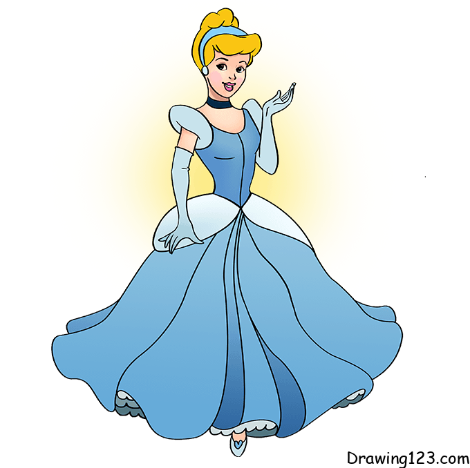 Jak Nakreslit Cinderella-drawing-step-8