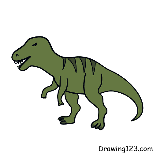 Jak Nakreslit Dinosaura
