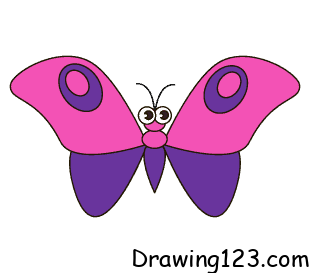 Jak Nakreslit drawing-Butterfly-step-6