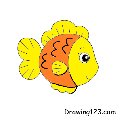 Jak Nakreslit fish-drawing-step-7