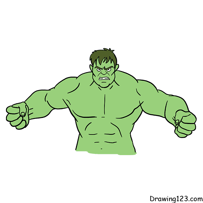 Jak Nakreslit Hulk