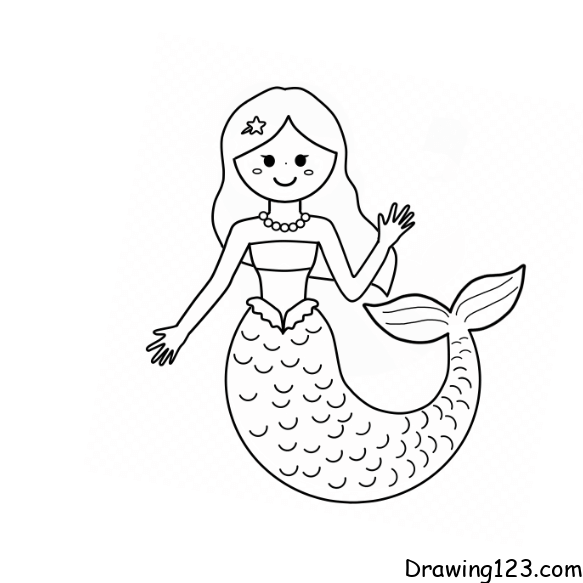 Jak Nakreslit mermaid-drawing-step-15