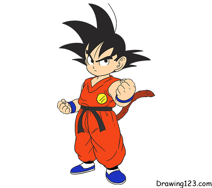 Jak Nakreslit Son Goku