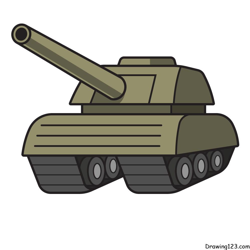 Jak Nakreslit Tank