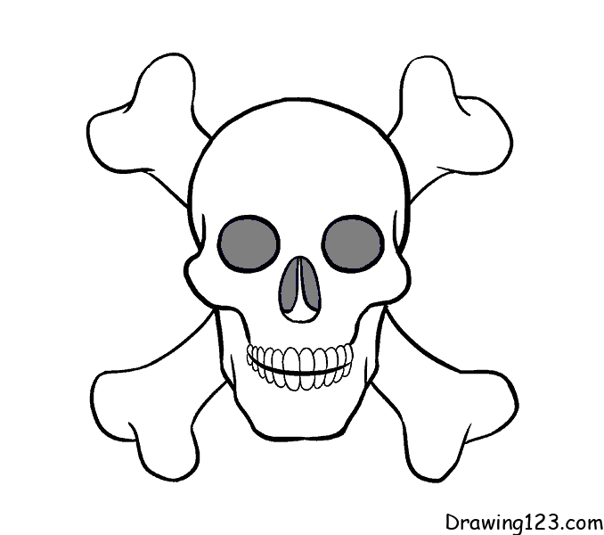 Jak Nakreslit Skull-drawing-step-9