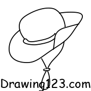 Jak Nakreslit cowboy-hat-drawing-step-7