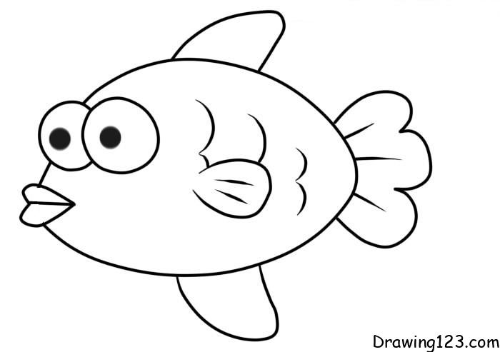 Jak Nakreslit Rybu