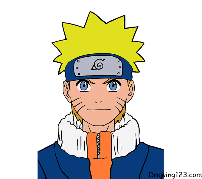 Jak Nakreslit naruto-drawing-step-9