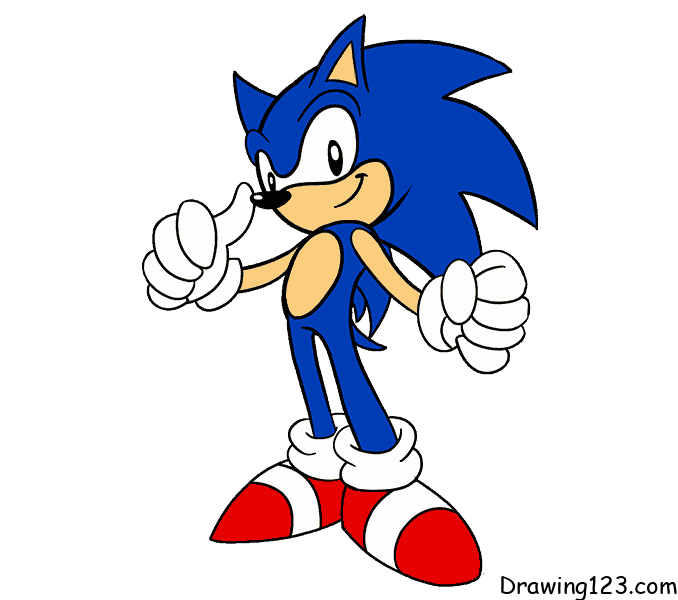 Jak Nakreslit Sonic