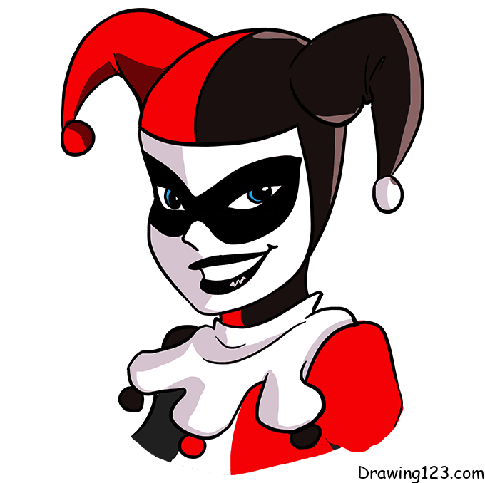 Jak Nakreslit Harley Quinn