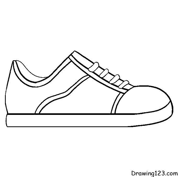 Jak Nakreslit Shoe-drawing-step-8