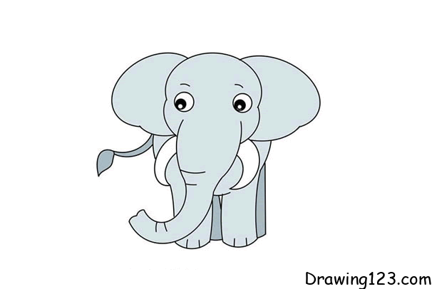 Jak Nakreslit Elephant-drawing-step-8