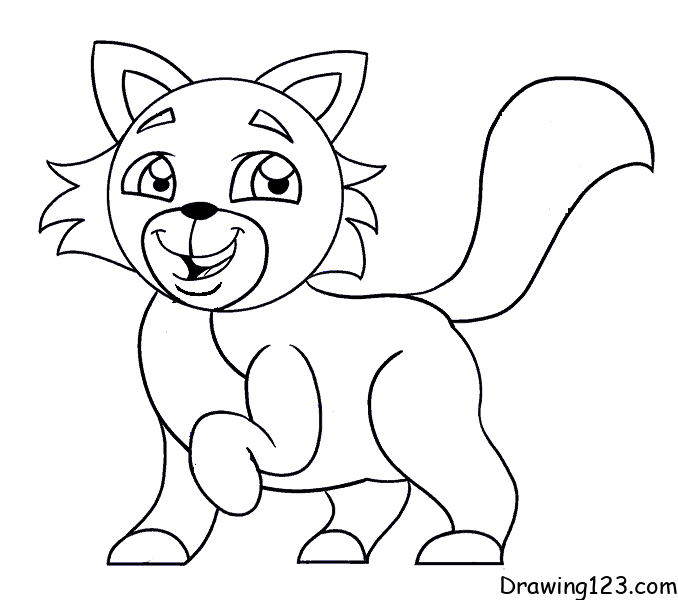 Jak Nakreslit cat-drawing-step-10