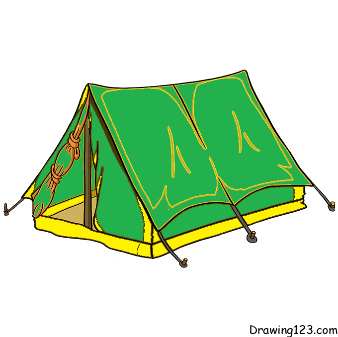 Jak Nakreslit tent-drawing-step-7