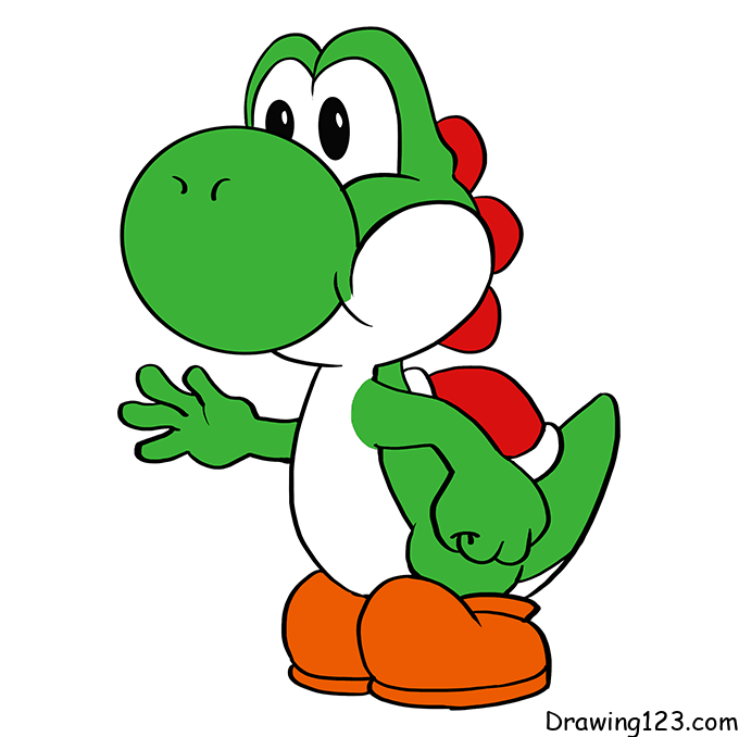 Jak Nakreslit Yoshi