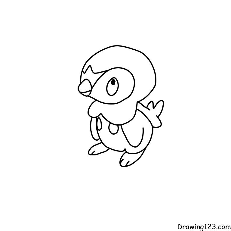 Jak Nakreslit Pokemon Piplup