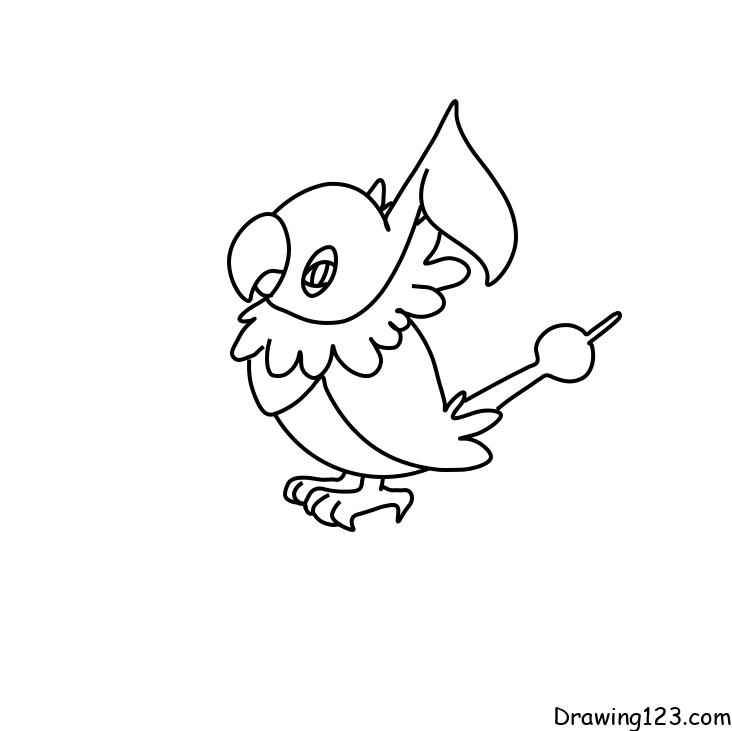 Jak Nakreslit Pokemon Chatot