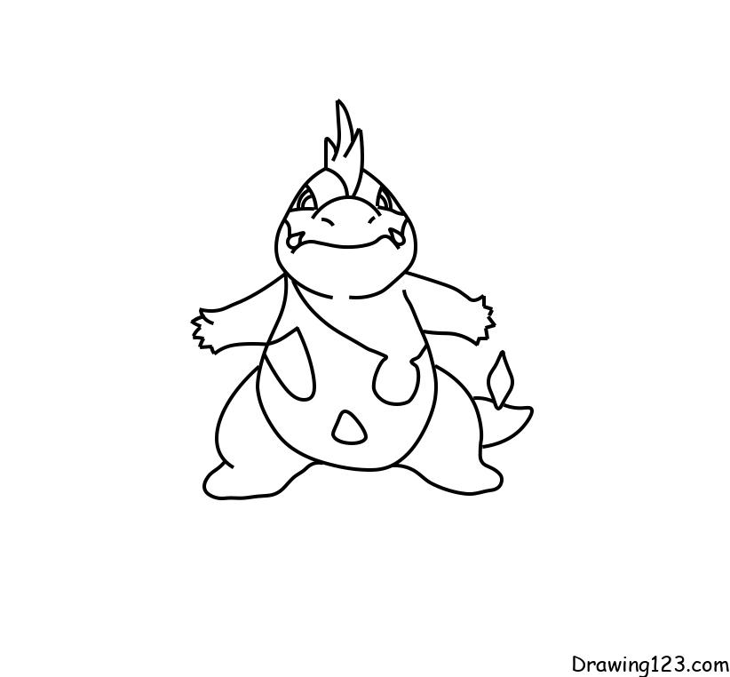 Jak Nakreslit Pokémon Croconaw