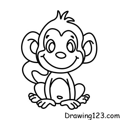 Jak Nakreslit Opici