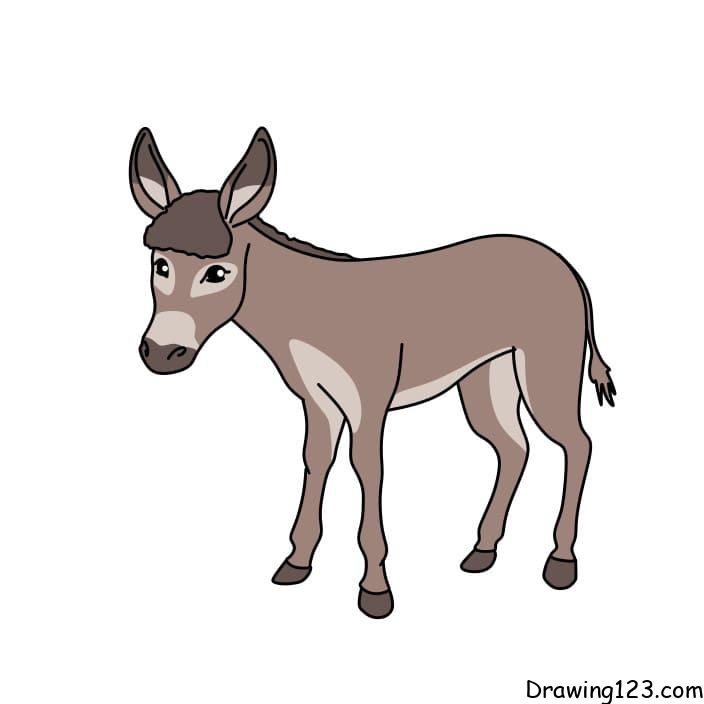 Jak Nakreslit draw-donkey-steps-9-3