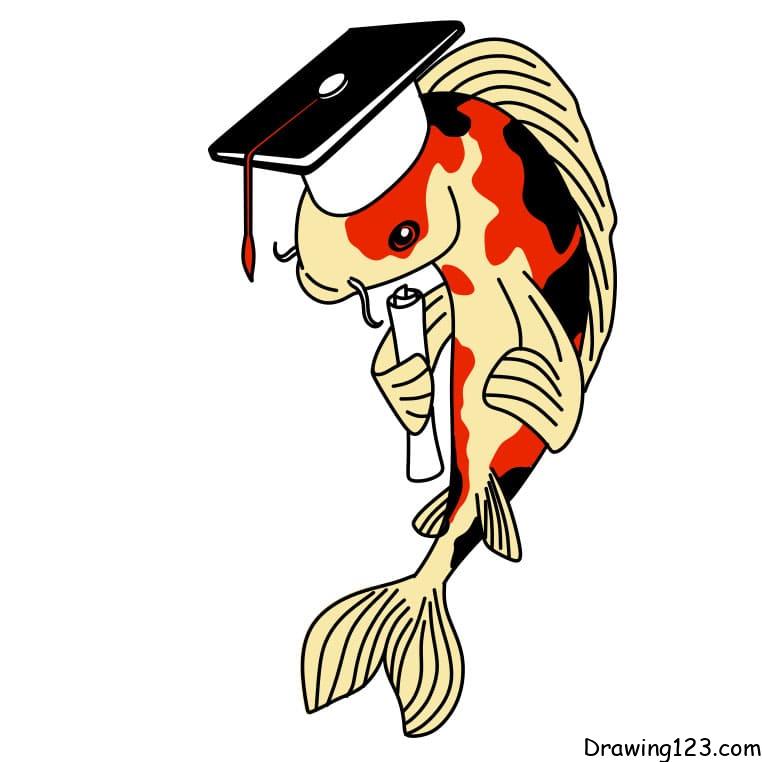 Jak Nakreslit drawing-Koi-fish-step-15-1