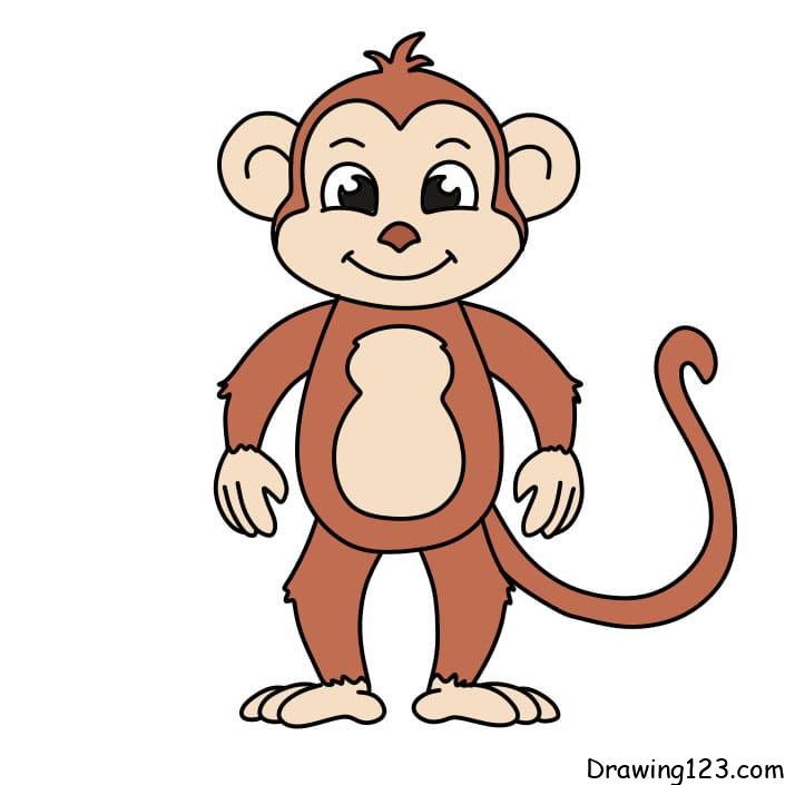 Jak Nakreslit drawing-monkey-step-13-1