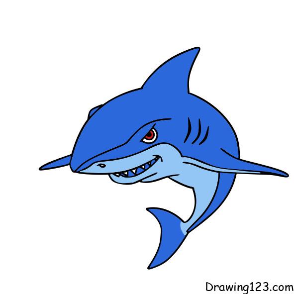 Jak Nakreslit drawing-shark-step-10-1