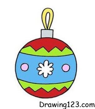 Jak Nakreslit Christmas Ball Drawing Idea