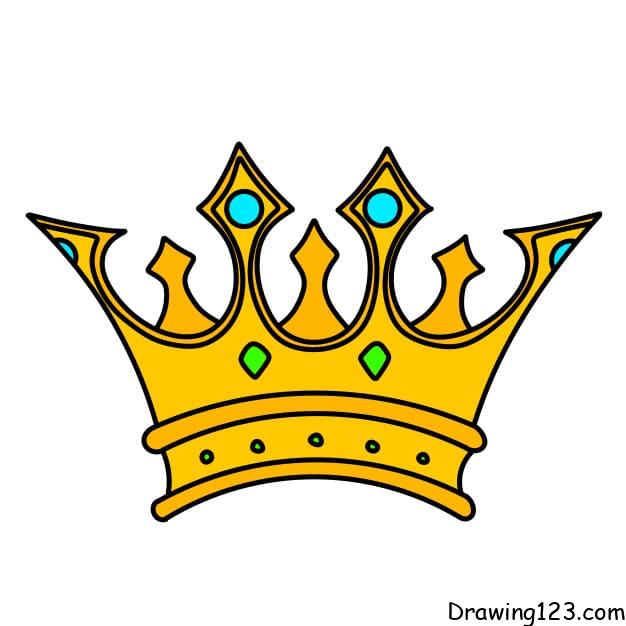 Jak Nakreslit drawing-crown-step-10-1