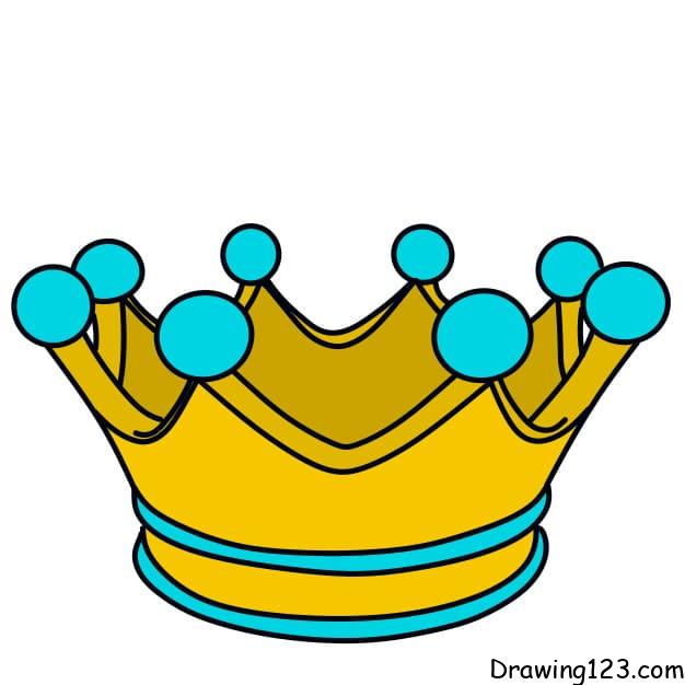 Jak Nakreslit drawing-crown-step-12-1