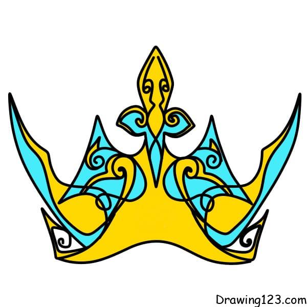 Jak Nakreslit drawing-crown-step-8-3