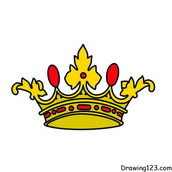 Jak Nakreslit drawing-crown-step-9-4