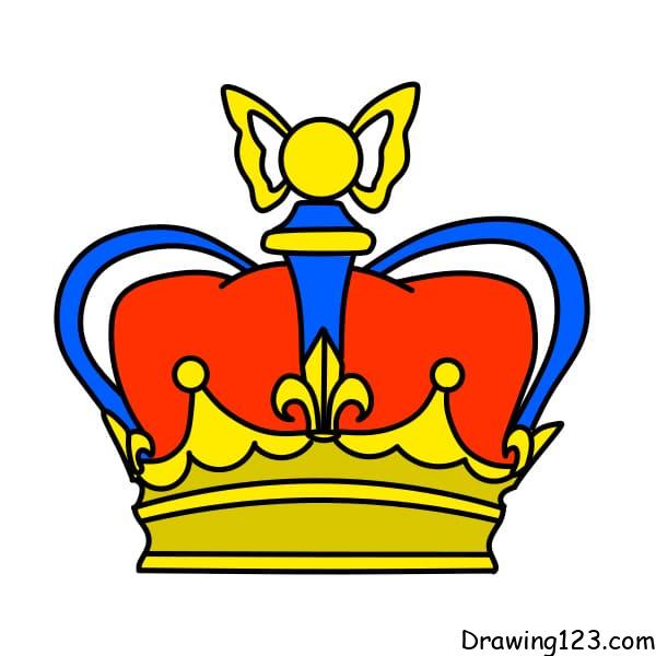 Jak Nakreslit drawing-crown-step-9-6