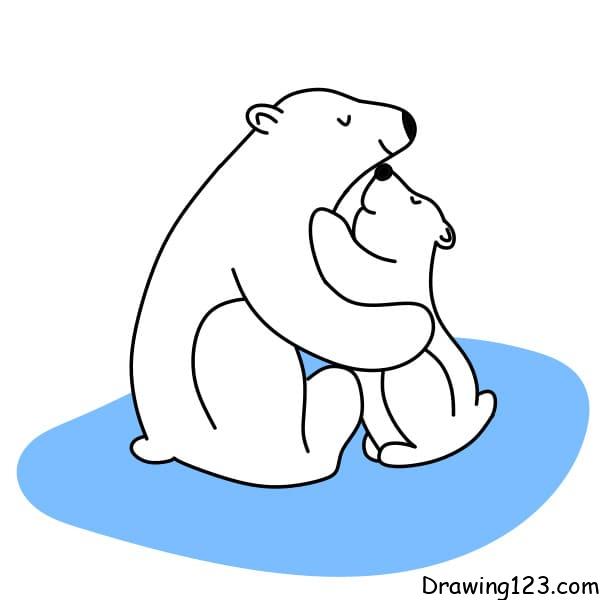 Jak Nakreslit drawing-polar-bear-step16-1