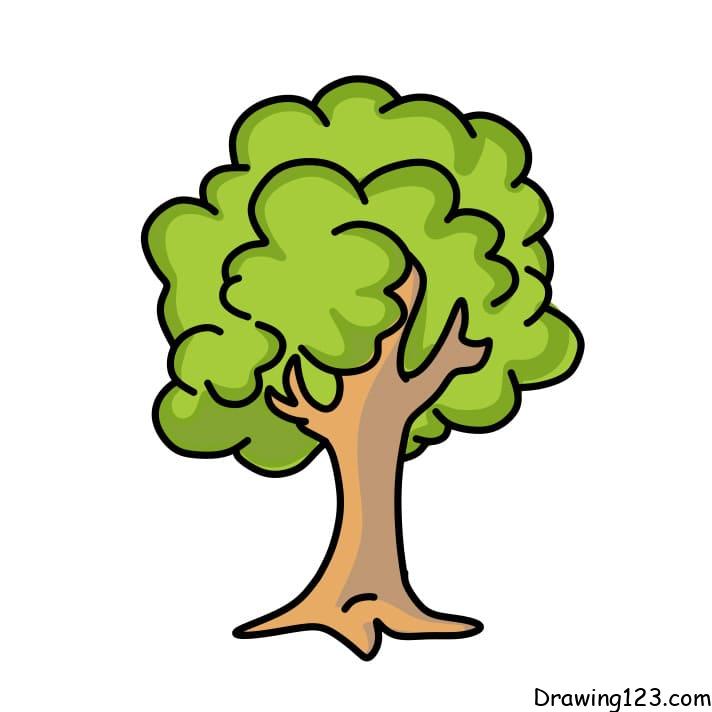 Jak Nakreslit drawing-tree-step-6-4