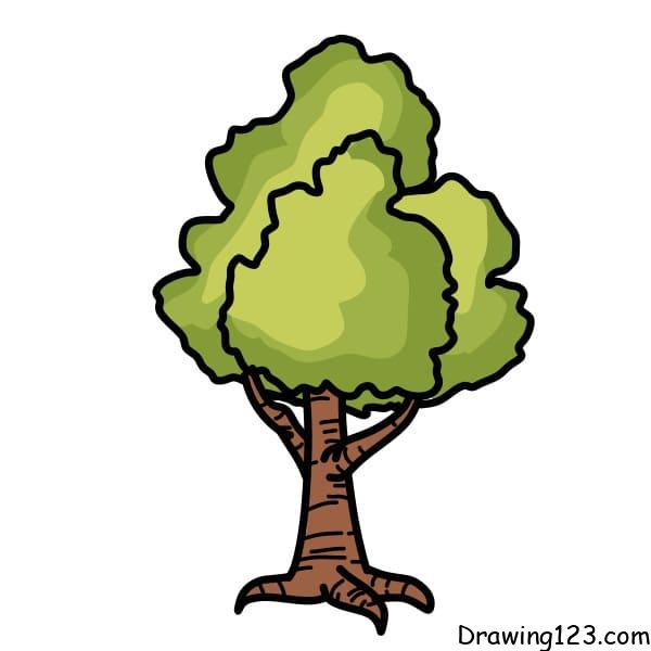 Jak Nakreslit drawing-tree-step-8