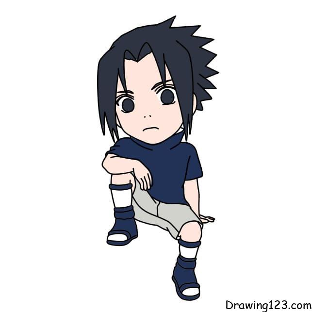 Jak Nakreslit Drawing-Sasuke-Step-12-1