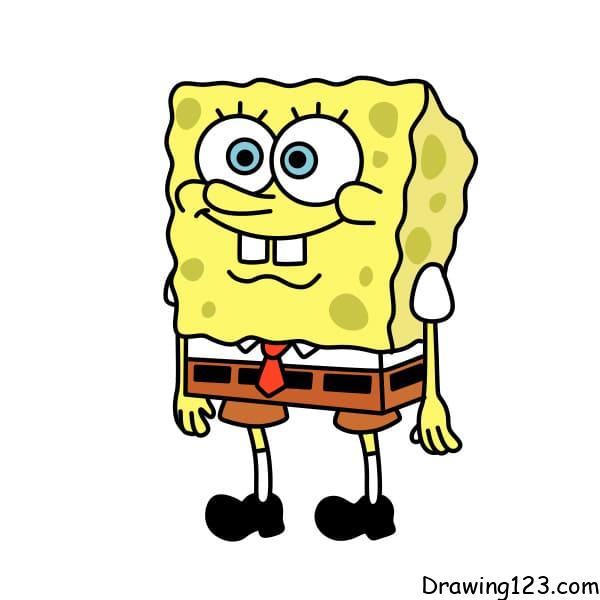 Jak Nakreslit Drawing-SpongeBob-sponge-step-10-3