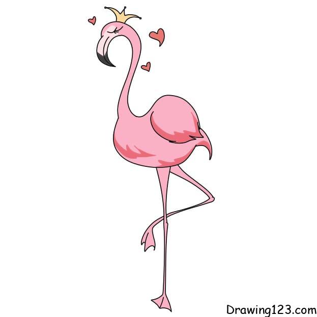 Jak Nakreslit Drawing-a-flamingo-step-11