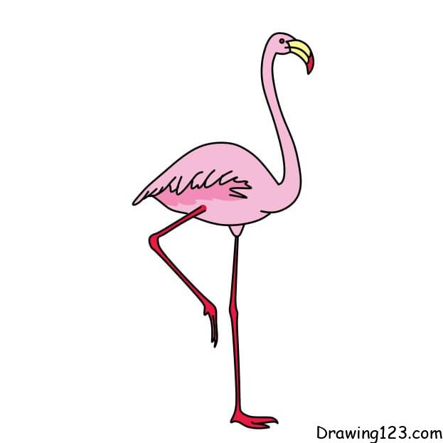 Jak Nakreslit Drawing-a-flamingo-step-7-4