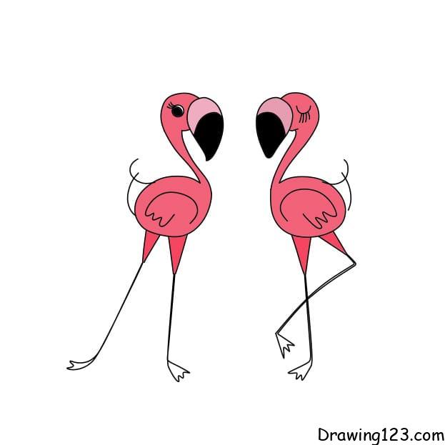 Jak Nakreslit Drawing-a-flamingo-steps13