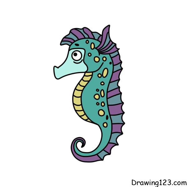 Jak Nakreslit Drawing-seahorse-step-10